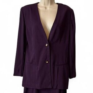 Vintage Jacklyn Smith Classics Purple Blazer